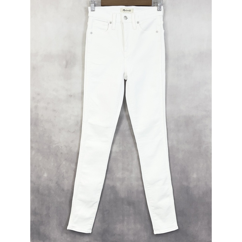 Madewell 10" High Rise Skinny Jeans Womens 25T Stretch Minimalist Capsule Preppy